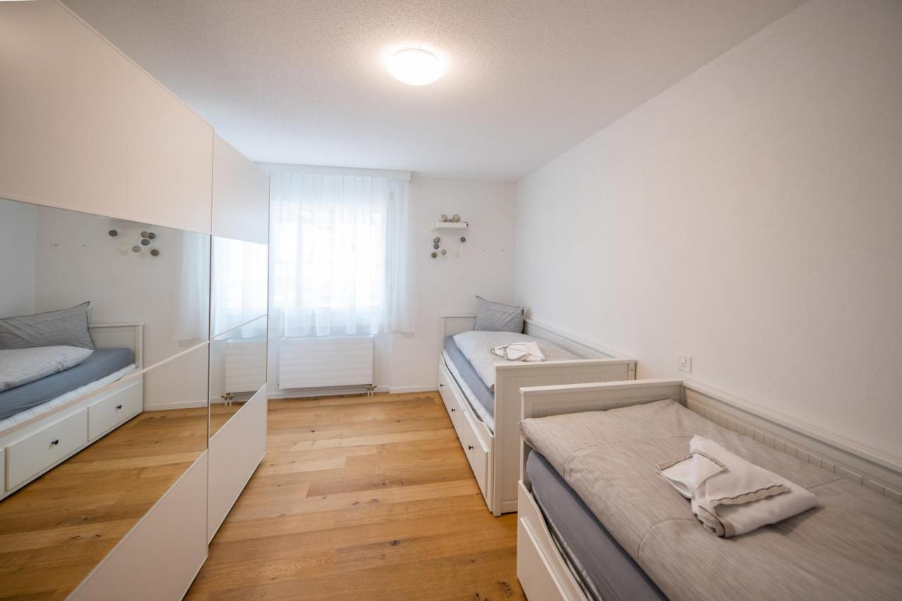 Agrimonia - 5,5-Zi Duplex Wohnung Bis 9 Personen Mit Eigenem Garten 达沃斯 外观 照片