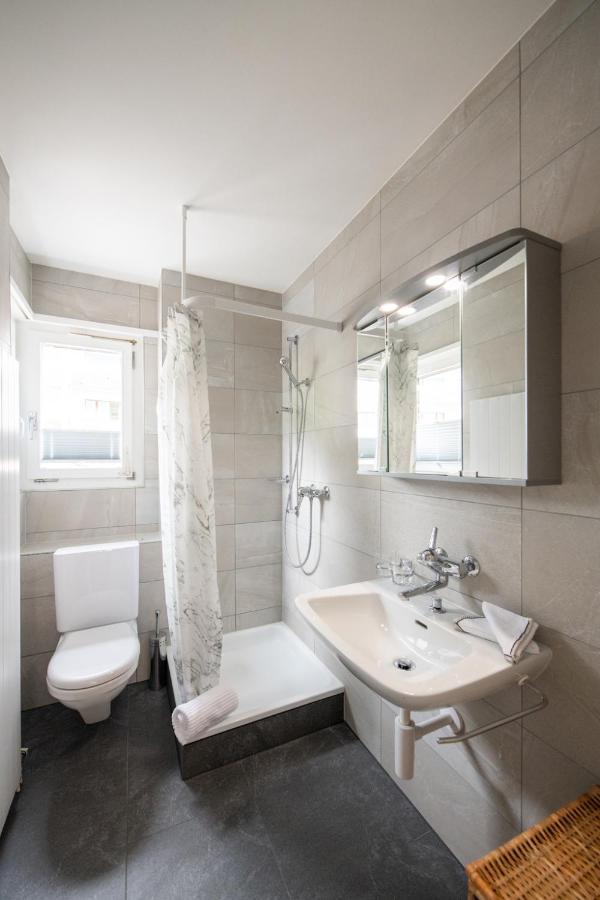 Agrimonia - 5,5-Zi Duplex Wohnung Bis 9 Personen Mit Eigenem Garten 达沃斯 外观 照片